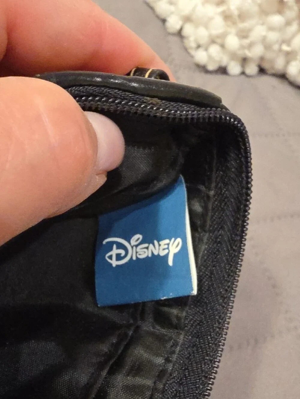 Disney vinyl wristlet